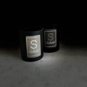 Cocoa & Patchouli | Matte Black | 200g Scented Candle
