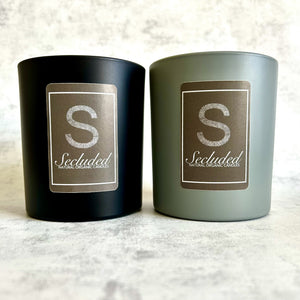 Cocoa & Patchouli | Matte Black | 200g Scented Candle